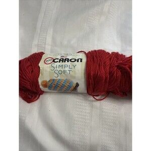 Caron Simply‎ Soft Yarn-Harvest Red-315 Yards-100% Acrylic